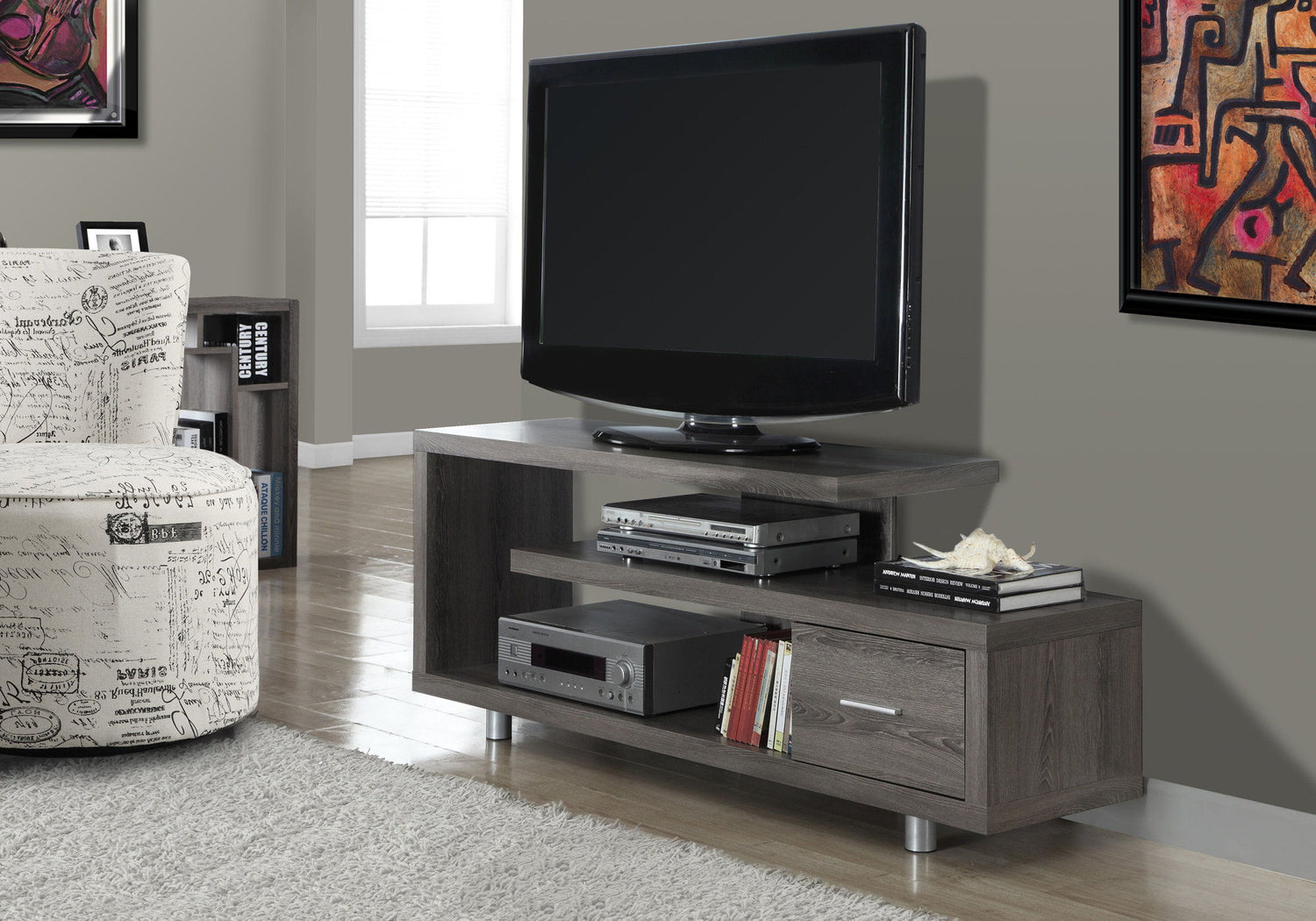TV Stand, Console, Media Entertainment Center Storage Cabinet, Contemporary &amp; Modern