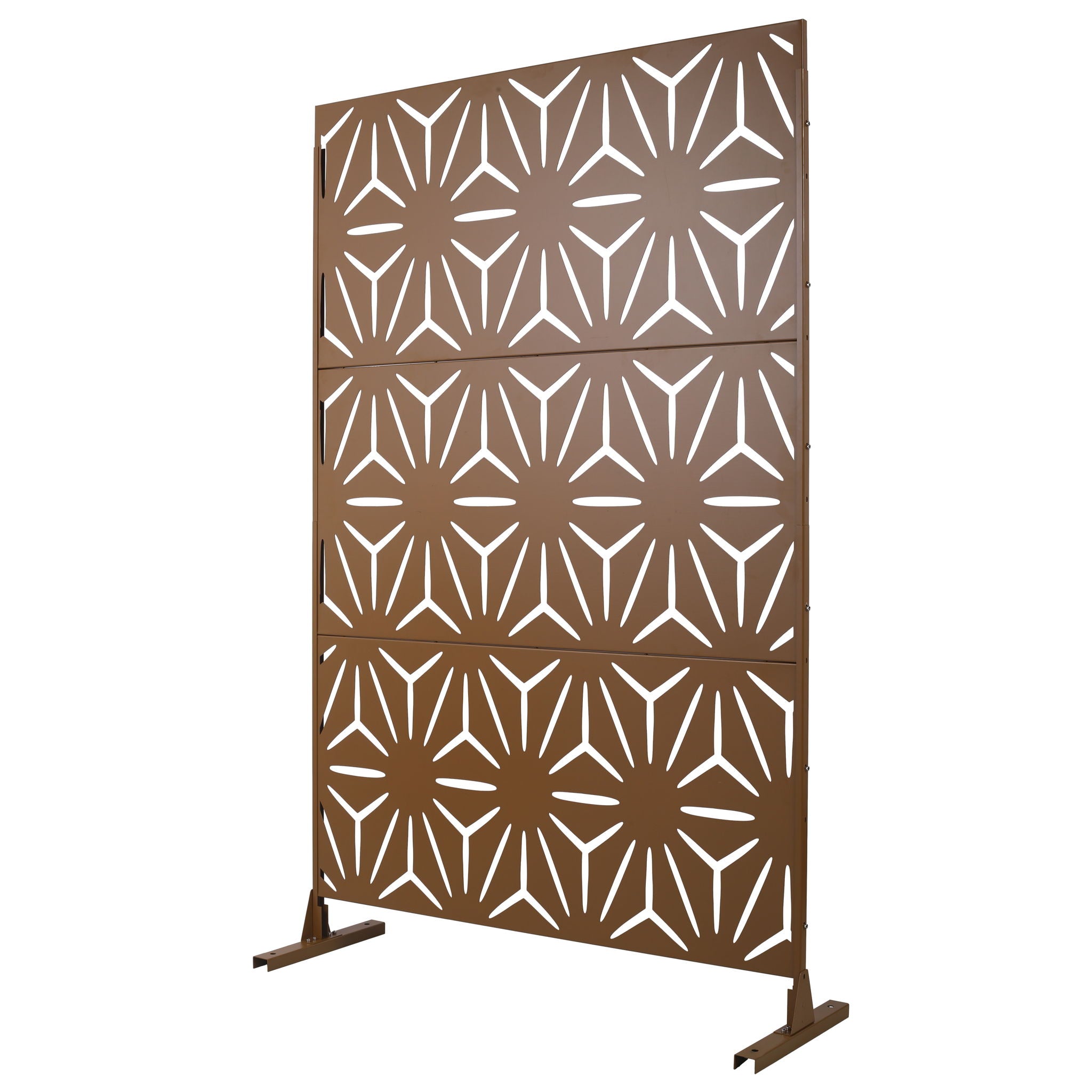 Outdoor &amp; Indoor Metal Privacy Screen, Freestanding Decorative Panels