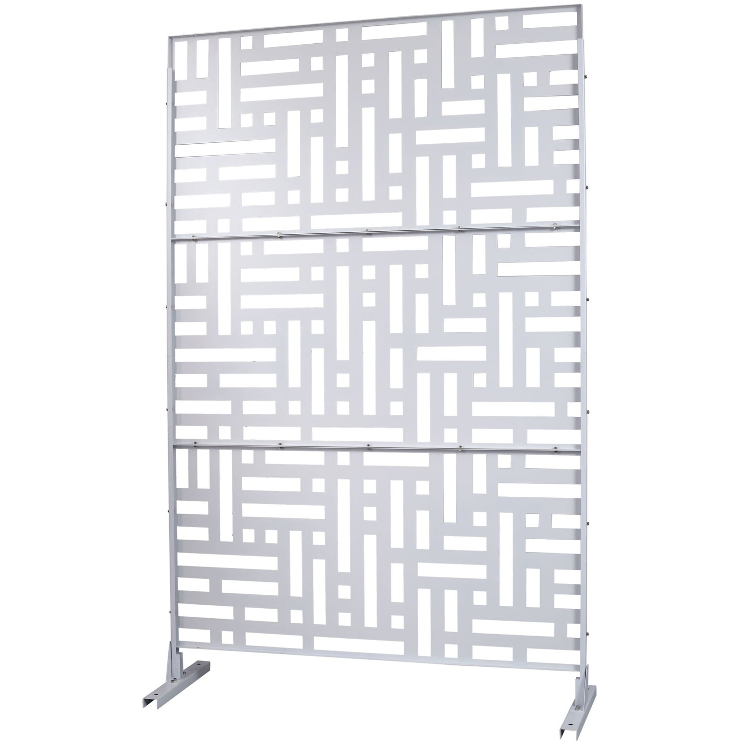 Decorative Freestanding Metal Privacy Screen For Indoor &amp; Outdoor Use