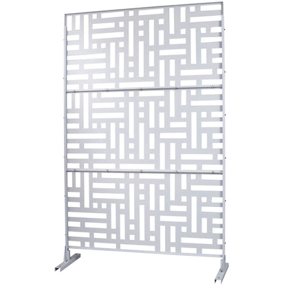 Decorative Freestanding Metal Privacy Screen For Indoor &amp; Outdoor Use