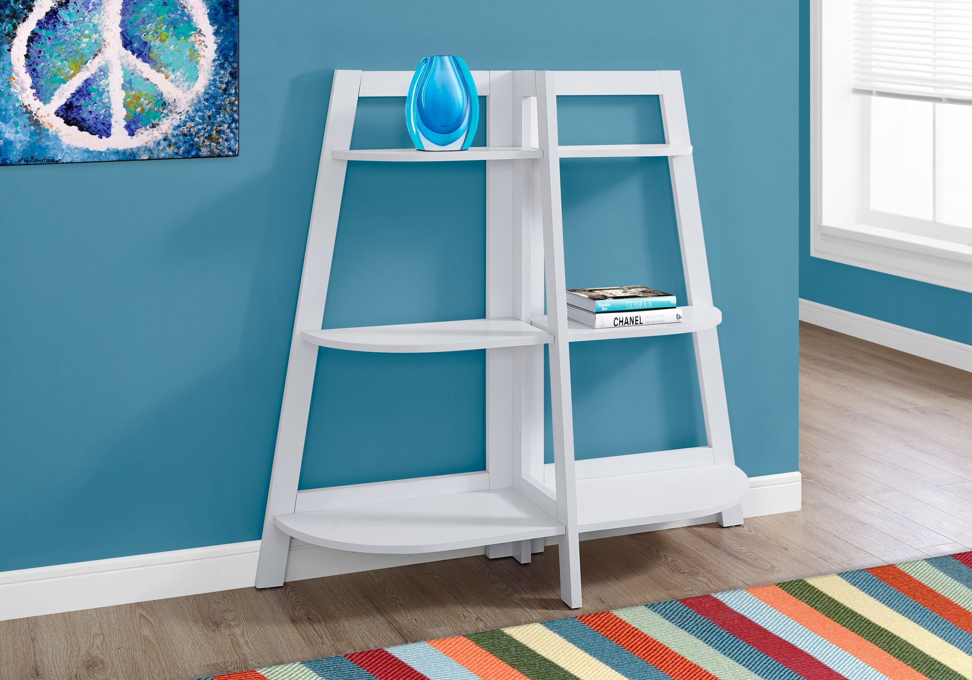 Bookshelf, Bookcase, Etagere, 3 Tier, For Office, Contemporary &amp; Modern