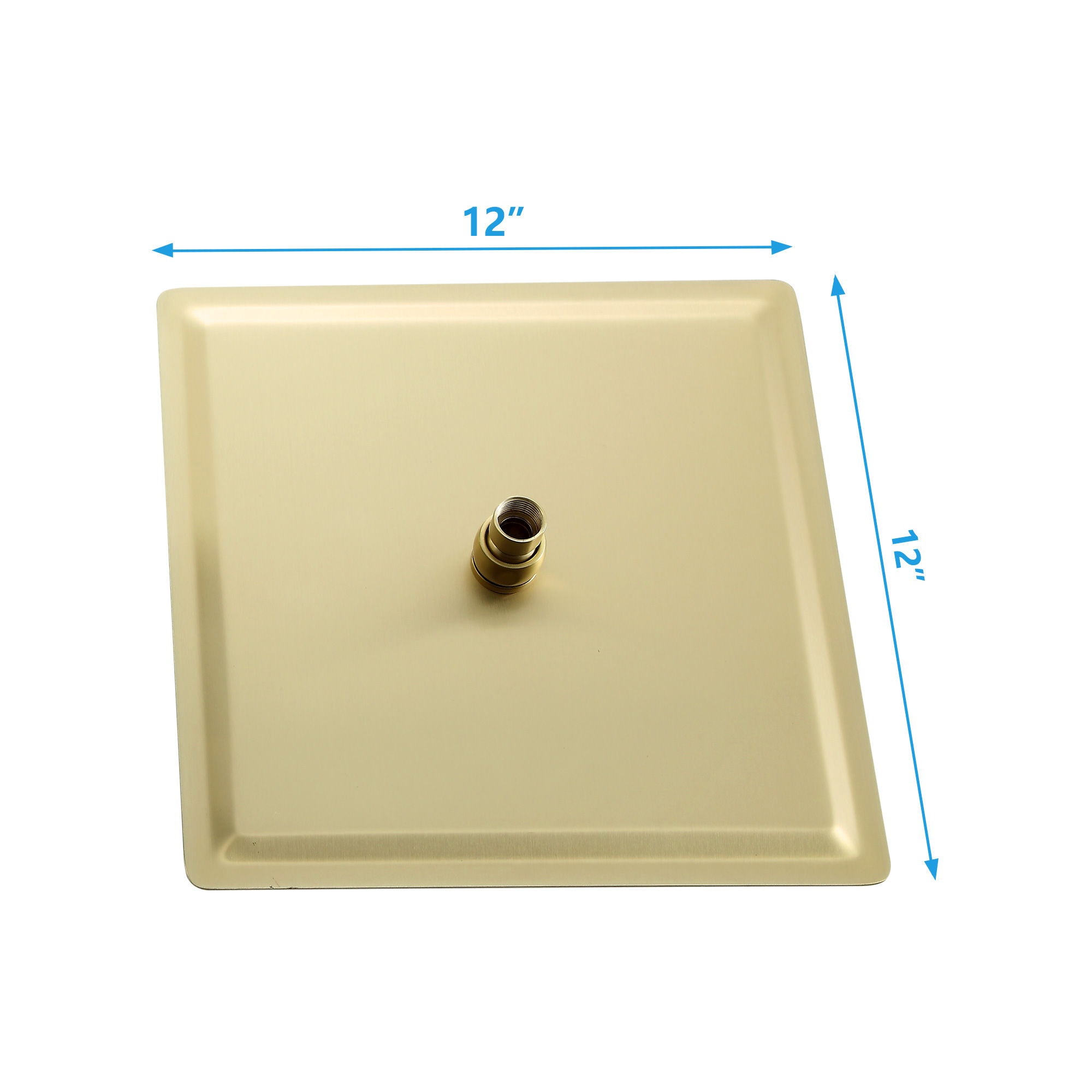 Modern 10&quot; Square Rainfall Shower Head &amp; Stainless Steel Wall Or Ceiling Mount Luxury Spa Shower Panel