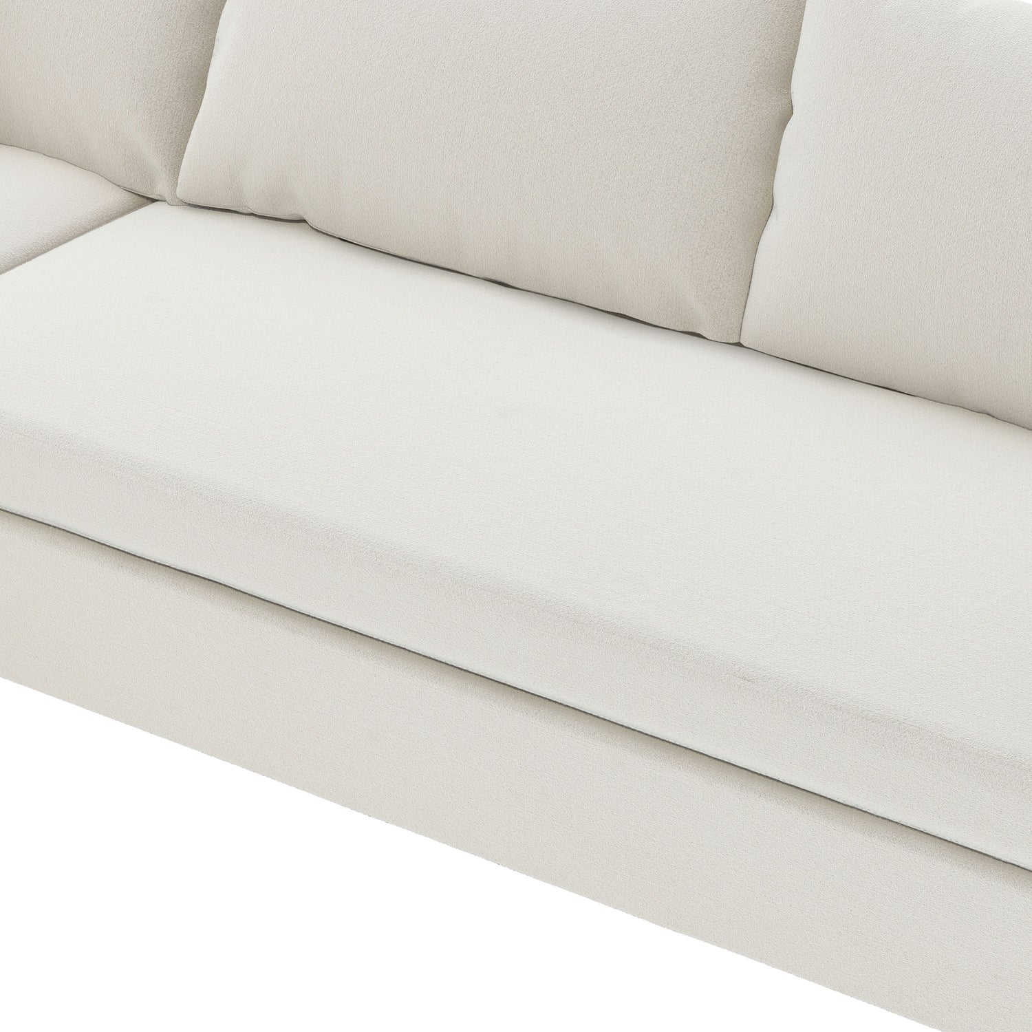Modern Modular Sectional Oversized Couch Set With Pillows, Minimalist Style Wide Seat Comfy Sofa
