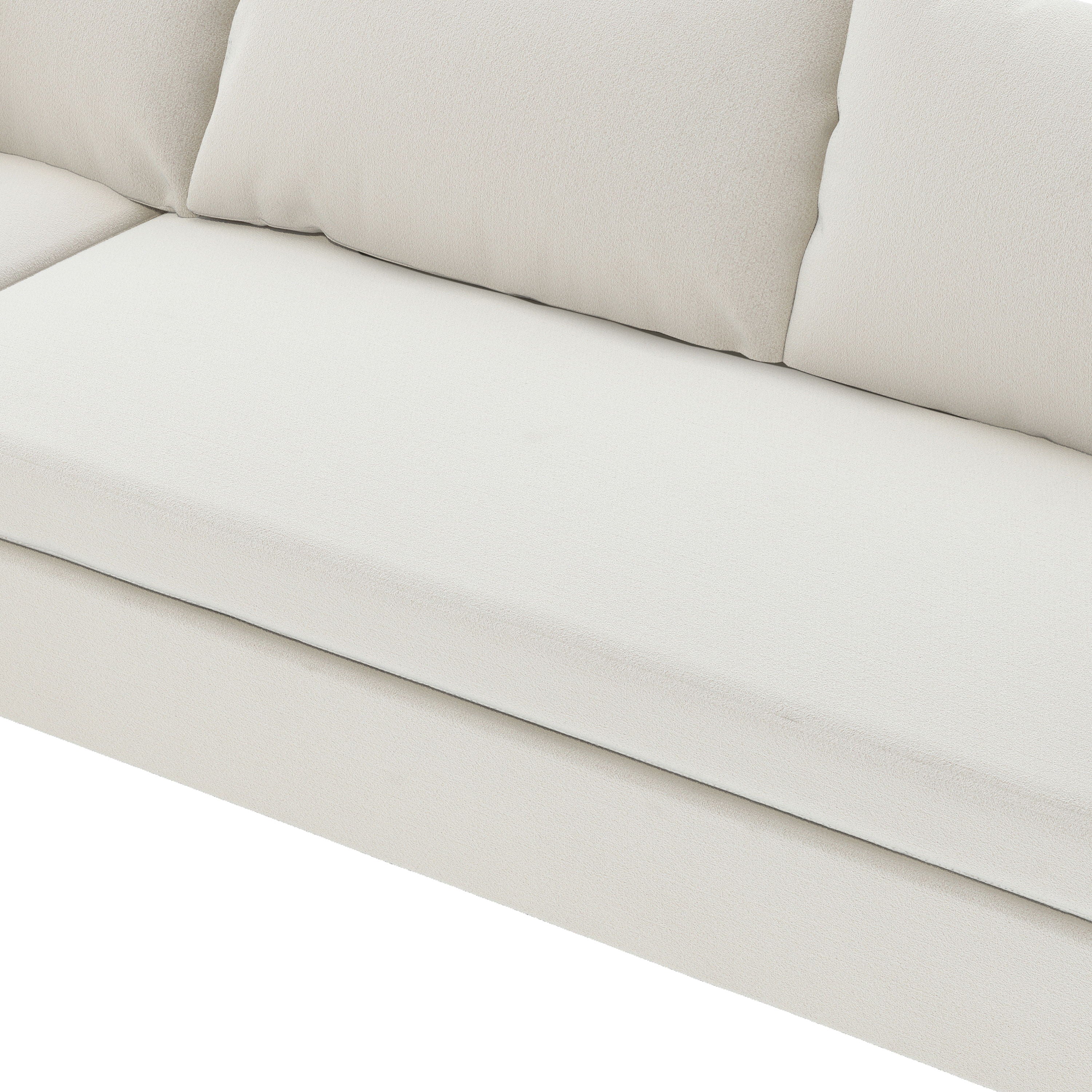 Modern Modular Sectional Oversized Couch Set With Pillows, Minimalist Style Wide Seat Comfy Sofa