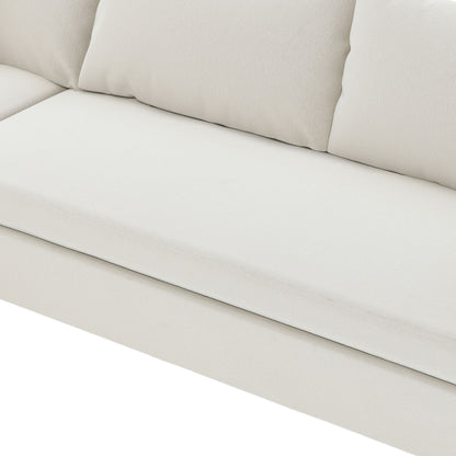 Modern Modular Sectional Oversized Couch Set With Pillows, Minimalist Style Wide Seat Comfy Sofa