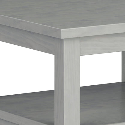 Warm Shaker - End Table - Fog Gray