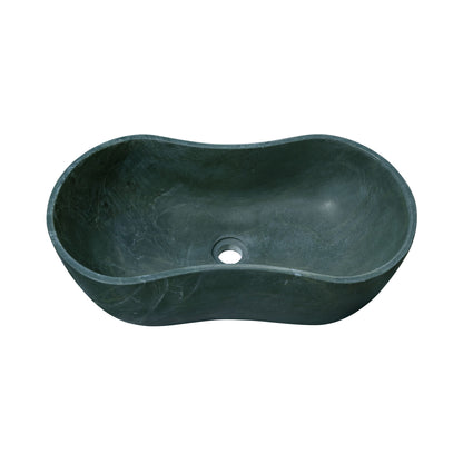 Bathroom Vessel Sink With Wavy Design