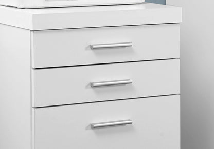 File Cabinet, Rolling Mobile, Storage Drawers, Printer Stand, Office, Contemporary &amp; Modern