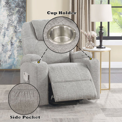 Recliner With Power Lift &amp; Massage