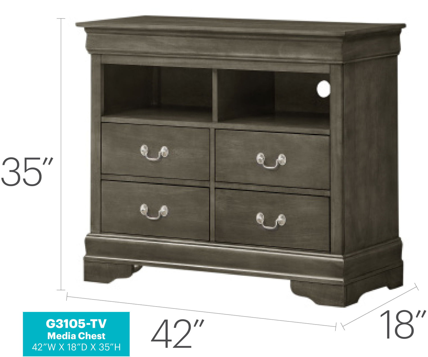 Louis Phillipe - Media Storage Unit Timeless