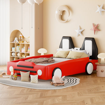High Quality Race Car Shaped Platform Bed &amp; Wheels