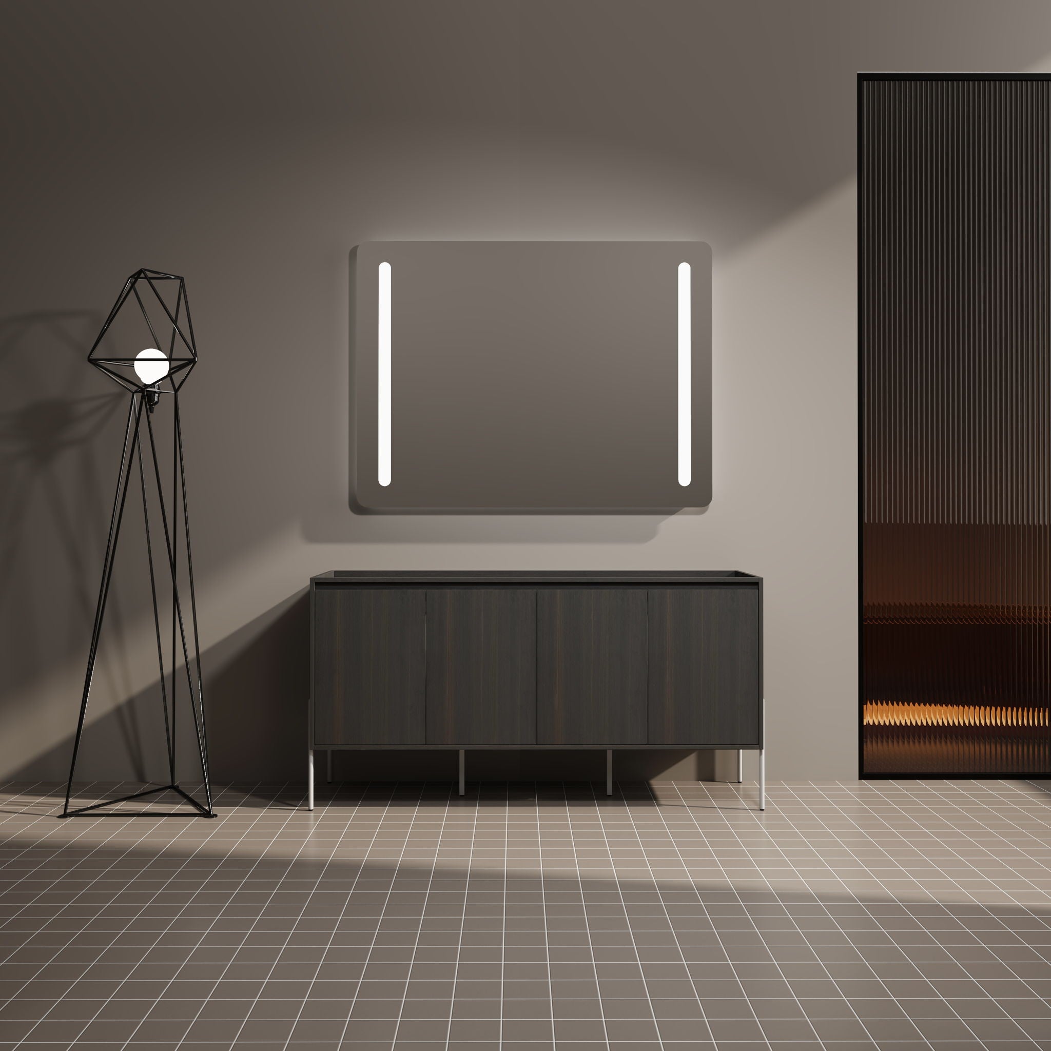 Freestanding Bathroom Vanity &amp; Soft Close Cabinet Doors