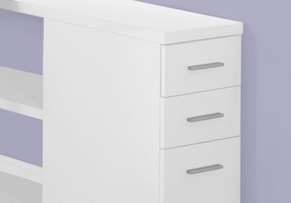 Computer Desk, Home Office, Corner, Left, Right Set - Up, Storage Drawers, L Shape, Laptop, And Contemporary &amp; Modern
