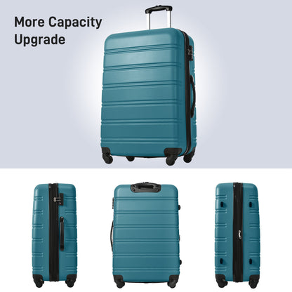 Hardshell Luggage Sets 4 Pieces + Bag Spinner Suitcase With Tsa Lock Lightweight - 16&quot; / 20&quot; / 24&quot; / 28&quot; Luggages
