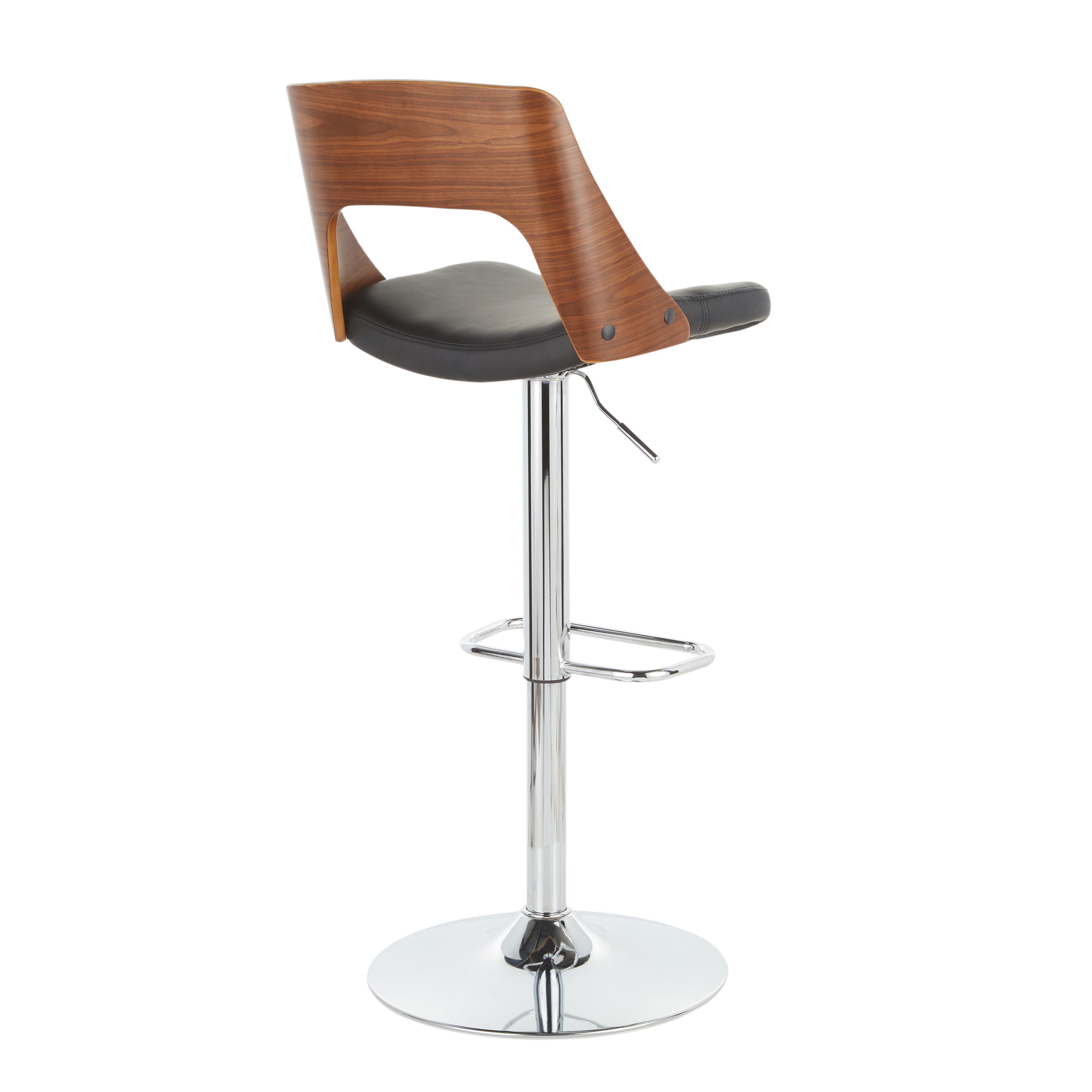 Valencia - Mid Century Modern Adjustable Barstool &amp; Swivel