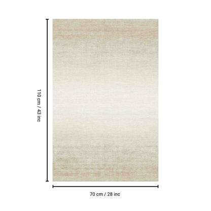 Macau - 28&quot; X 43&quot; Non - Slip Accent Rug - Beige