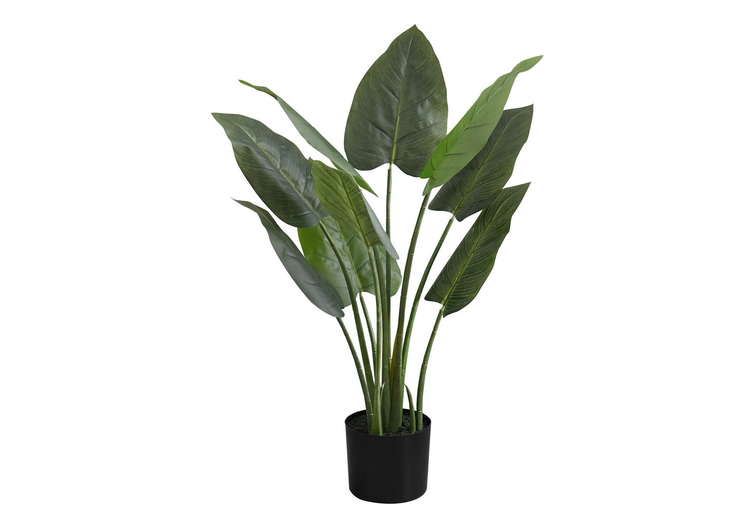 37&quot; Tall, Artificial Plant, Aureum Tree, Indoor, Faux, Fake, Floor, Greenery, Potted, Real Touch, Decorative - Green / Black