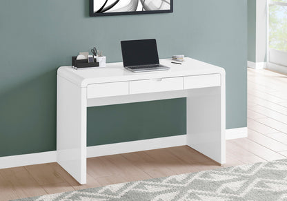 Computer Desk For Home Office, Storage Drawers, Contemporary &amp; Modern - White