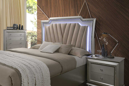 Kaitlyn - Bed With LED &amp; Storage