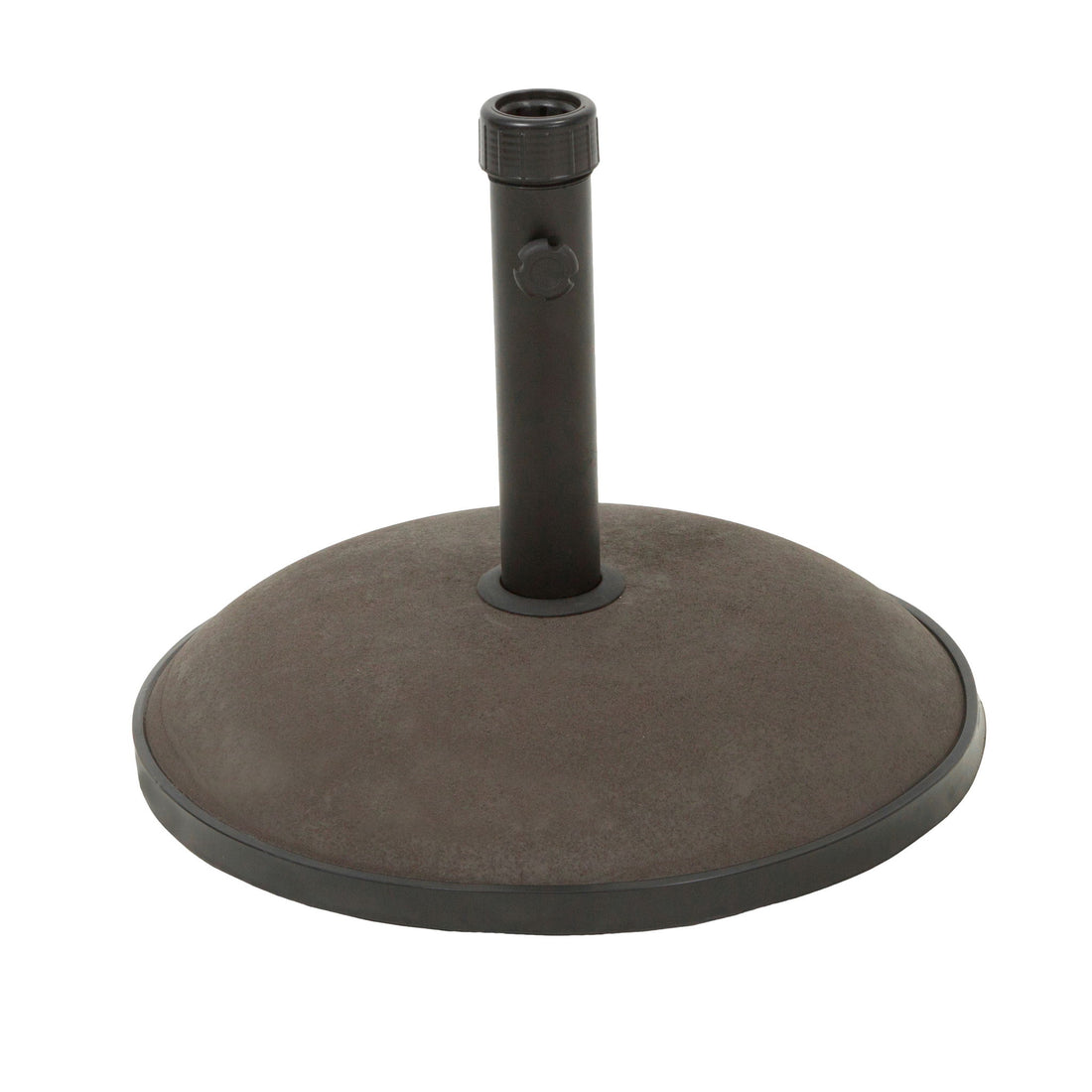 Holder Round Umbrella Base 33 Lbs Concrete - Brown