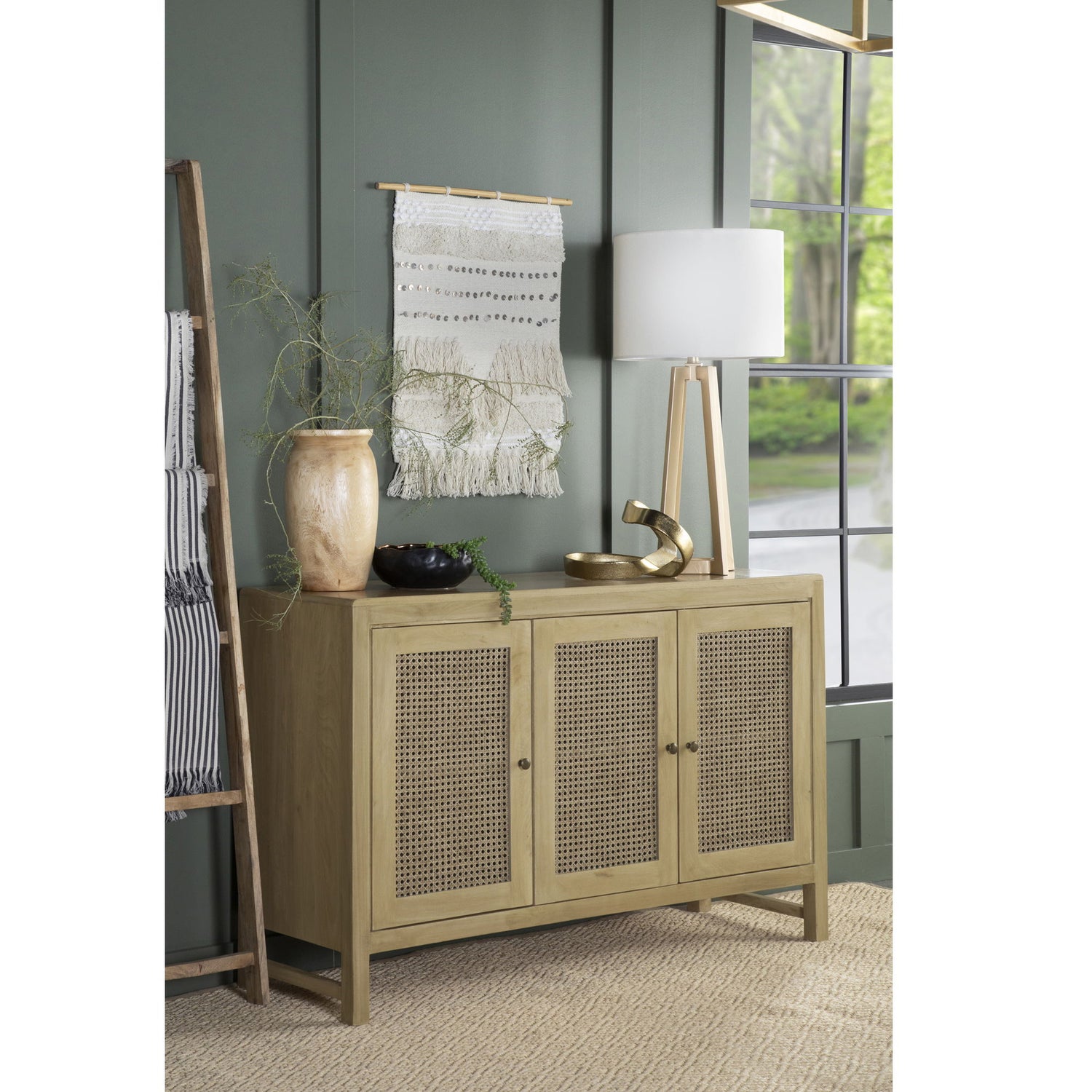 Ashton - 3 Door Accent Cabinet - Natural