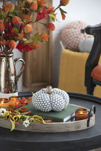 Knite Pumpkin Ornament Decor For Holiday Harvest Festival Fall Festival &amp; Thanksgiving