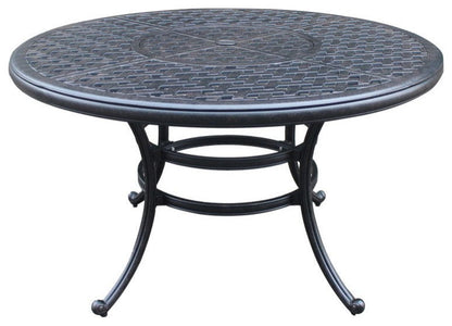 Round 4 Person 51.97&quot; Long Dining Set With Cushions