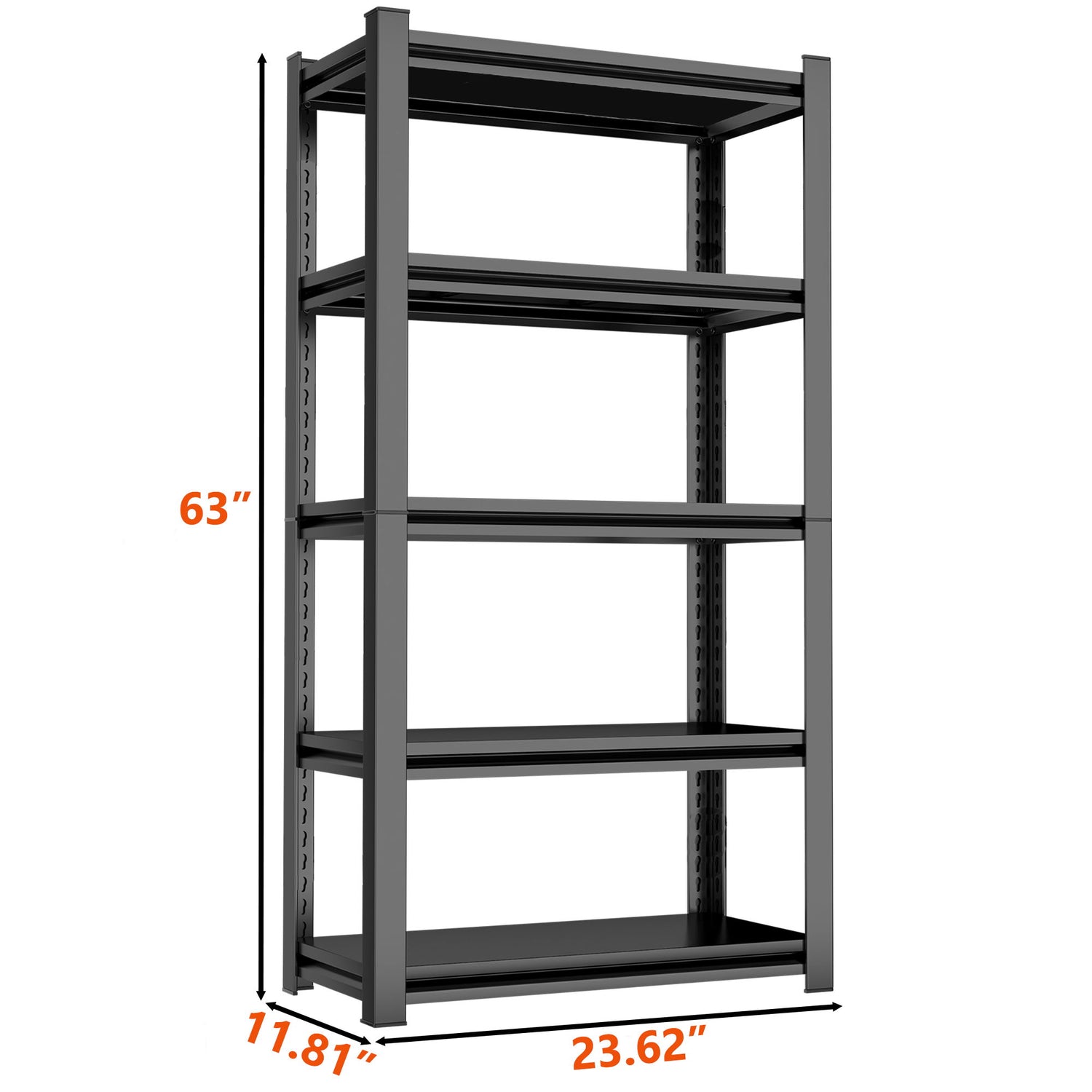 5 Tier Heavy Duty Shelving Unit Adjustable Shelving Units