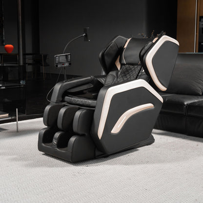Zero Gravity Massage Chair Recliner &amp; 10 Massage Heads And Full Body Air Pressure - Black