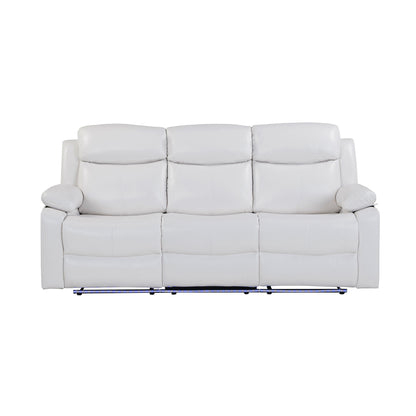 Blanche - Reclining Set With LED Lights, Speaker