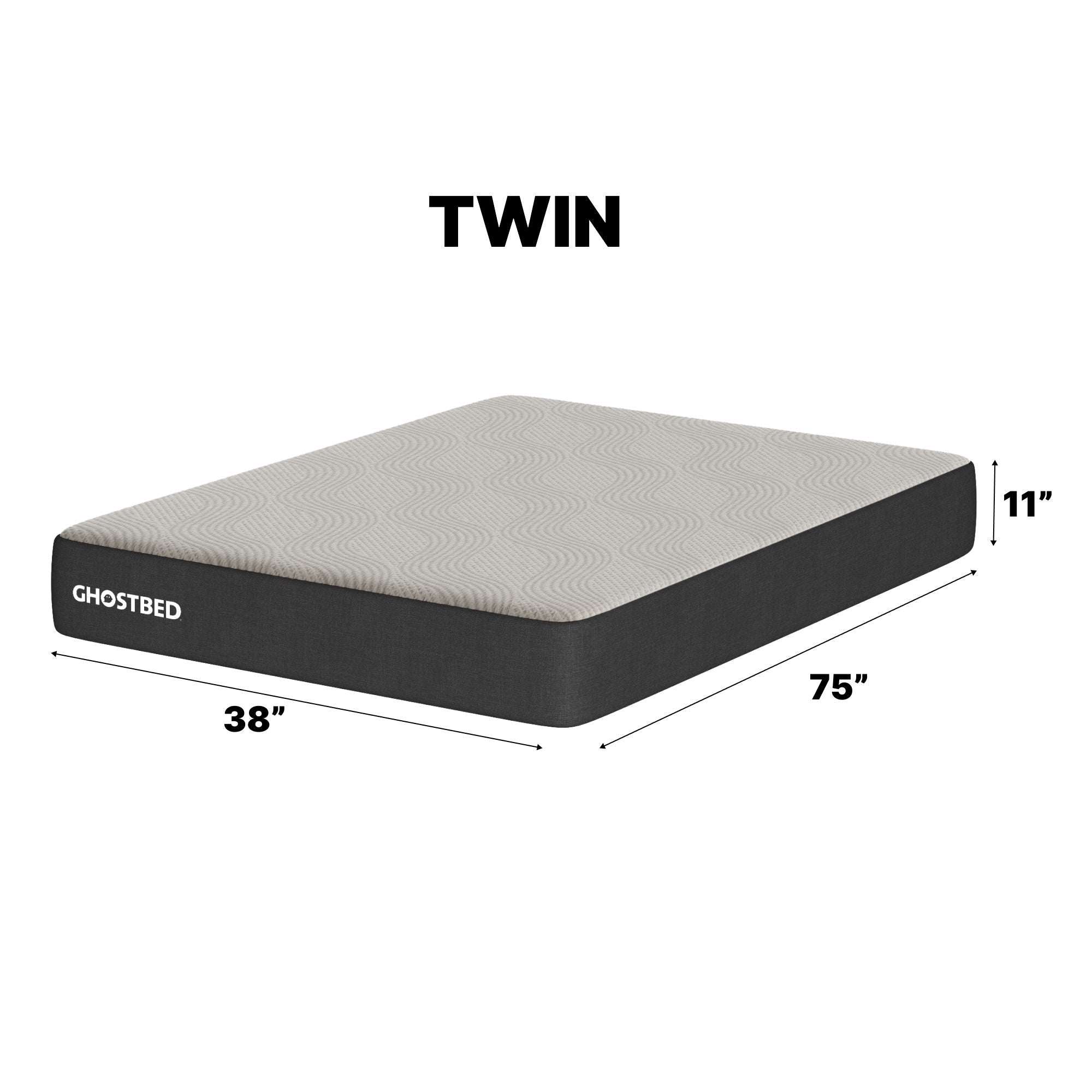 Essential - 11&quot; Foam Mattress With Cooling Gel Memory Foam And Ghostflex Support