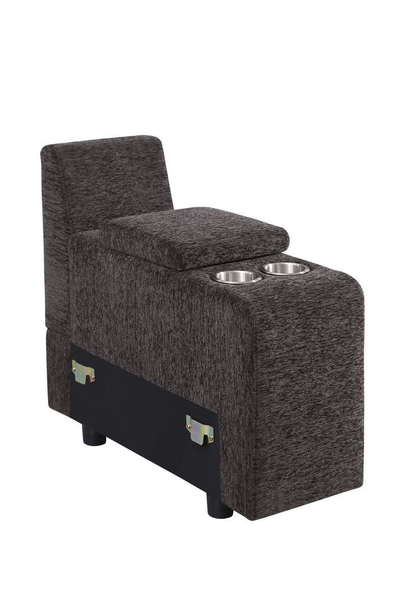 Nyeisha - Piece Upholstered Sofa &amp; Chaise - Coffee