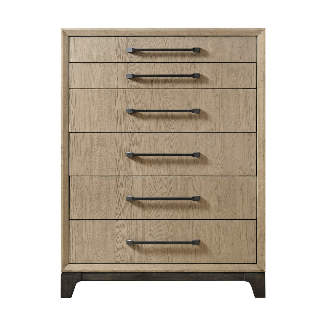6 Drawer Chest With Smooth Glides - Brown