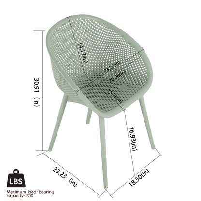 2 Pack Lounge Chair Set &amp; Folding Square Table