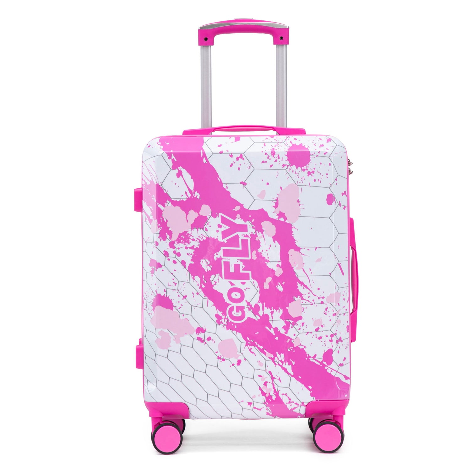 Luggage With Combination Lock, Lightweight Carry-On Suitcase