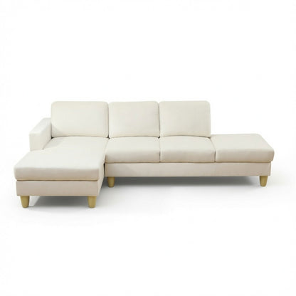 L - Shaped Sectional Sofa With Chaise &amp; Ottoman