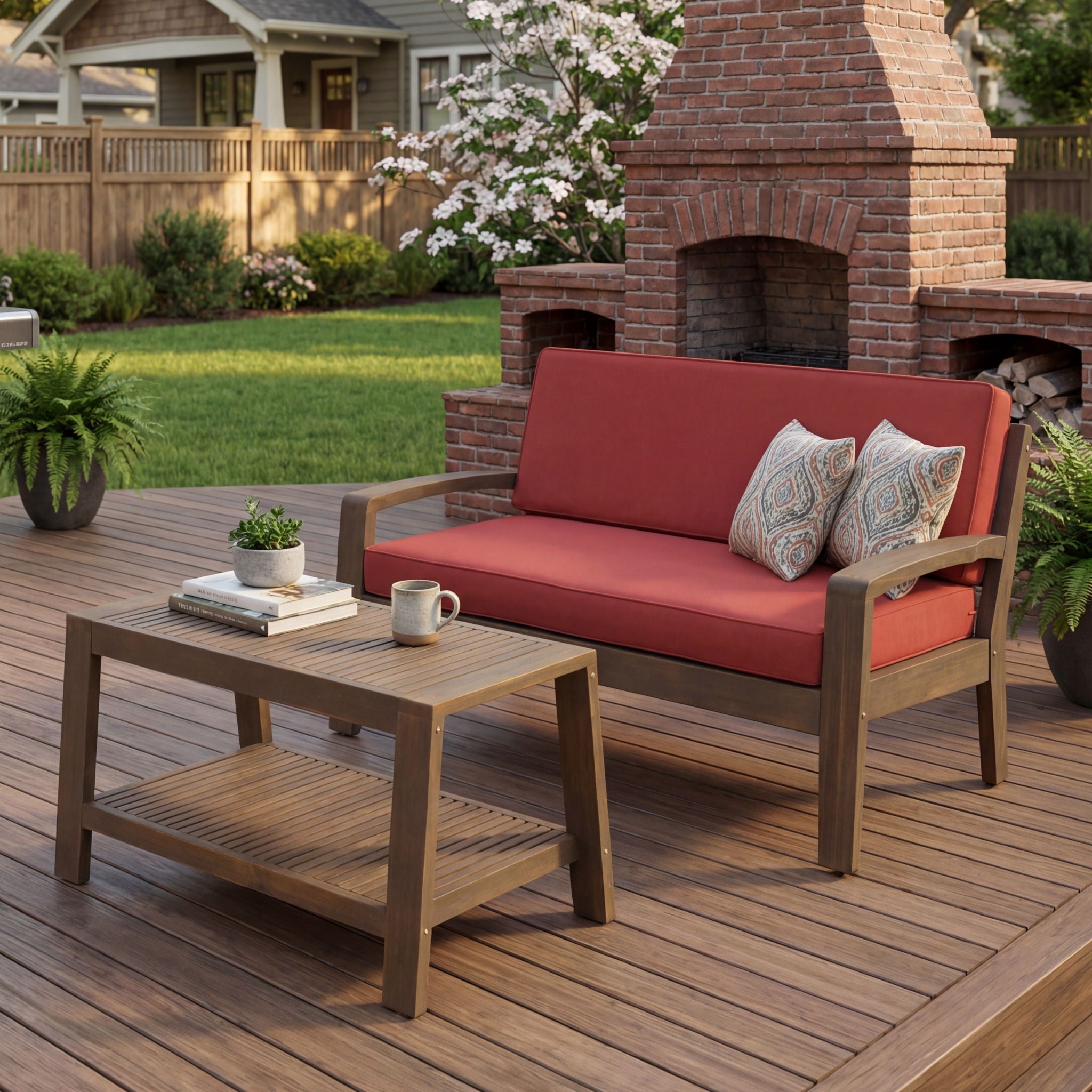 2 Piece Conversation Set, Loveseat &amp; Coffee Table