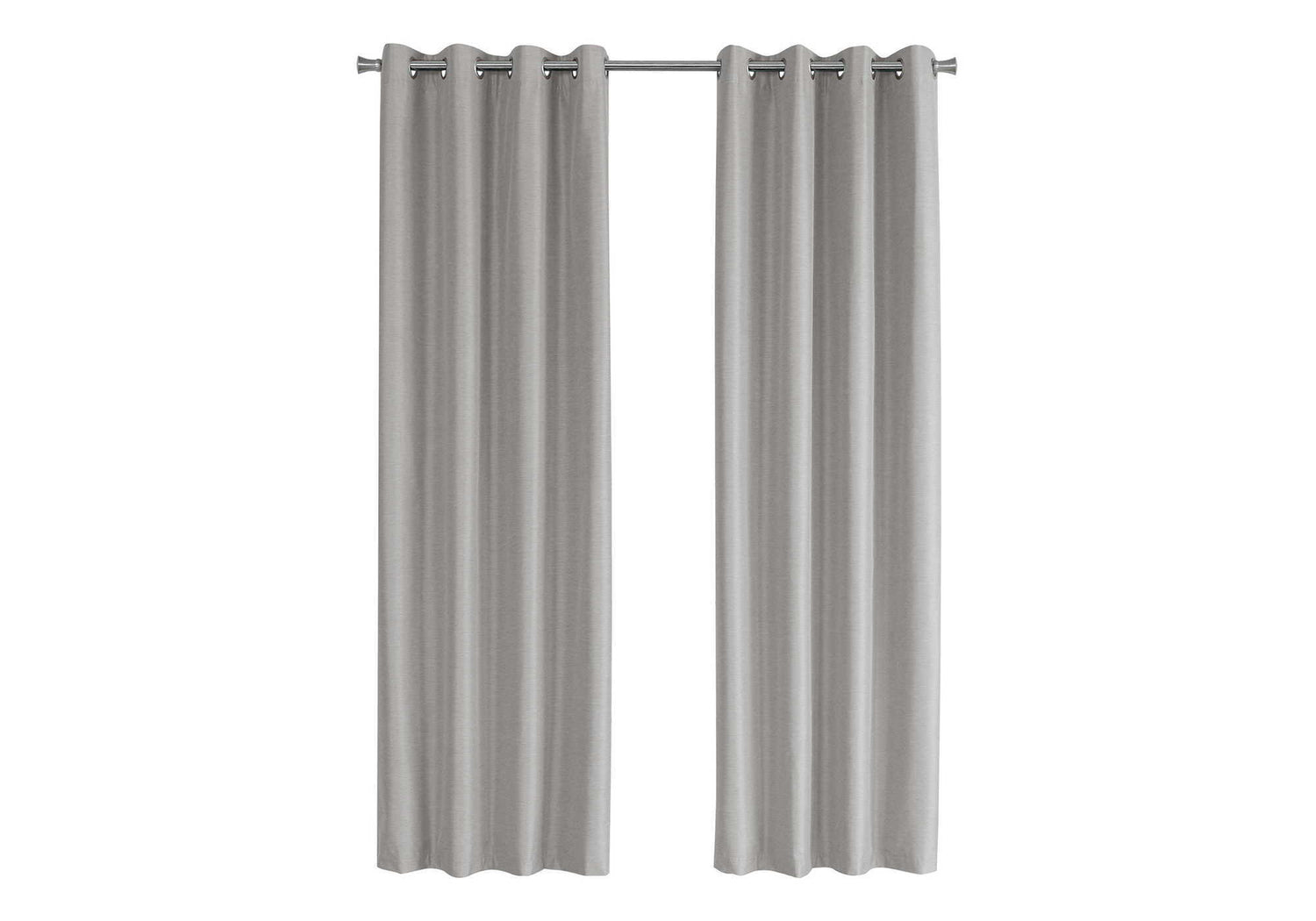 2 Pieces Set, Curtain Panel, Room Darkening, Grommet, Contemporary &amp; Modern