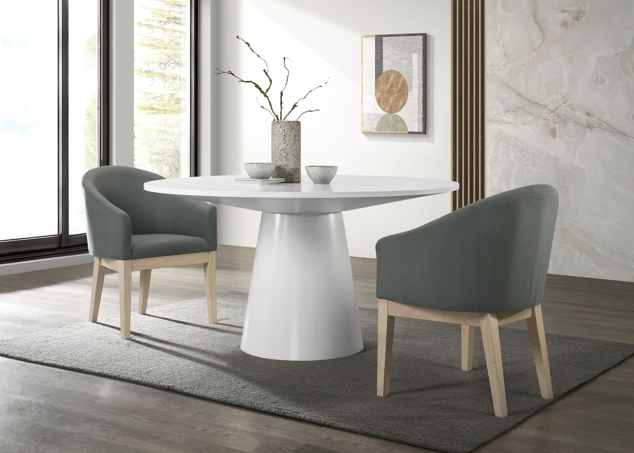 Jasper - 59&quot; Round Dining Table Set