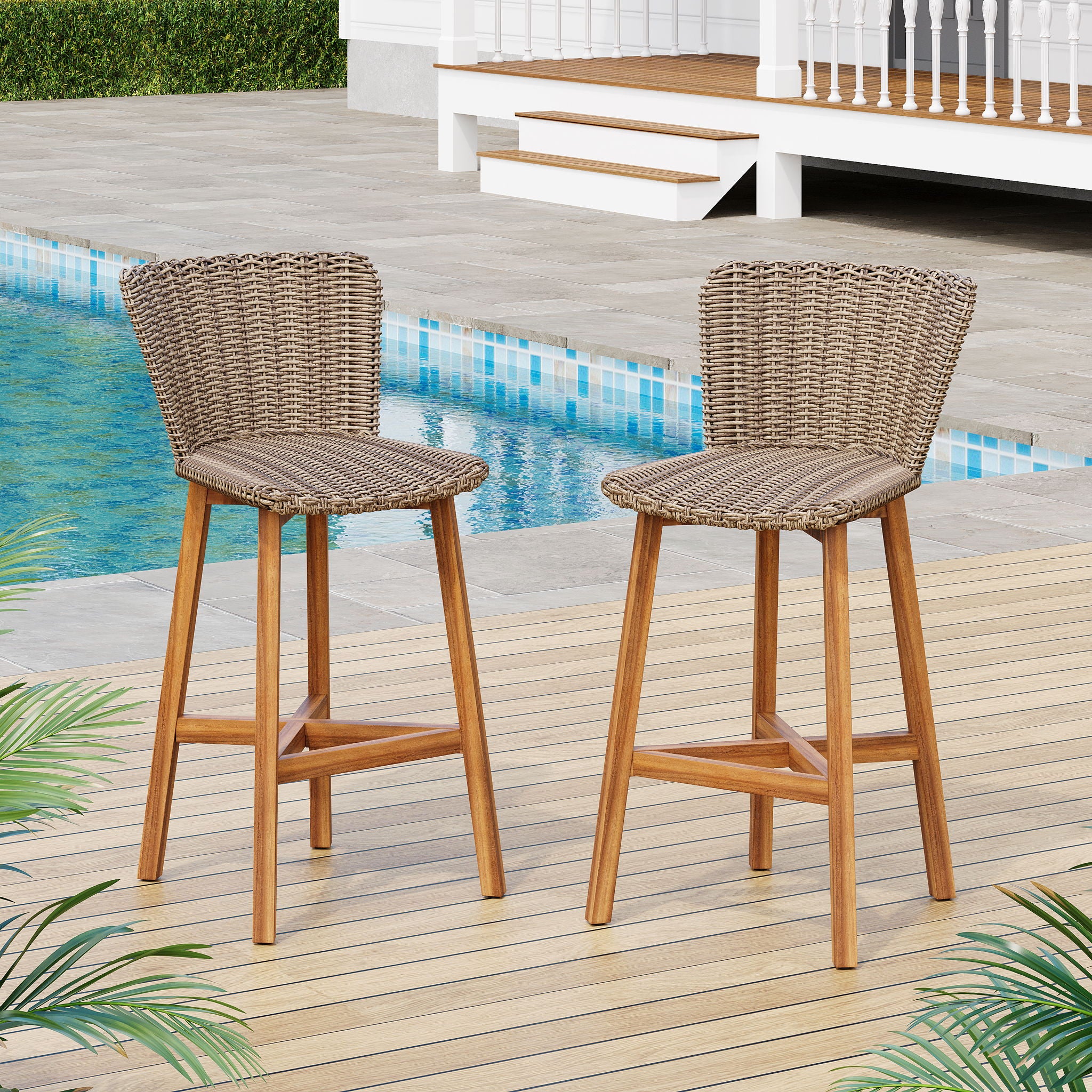 Lymington - Outdoor Bar Stool (Set of 2)