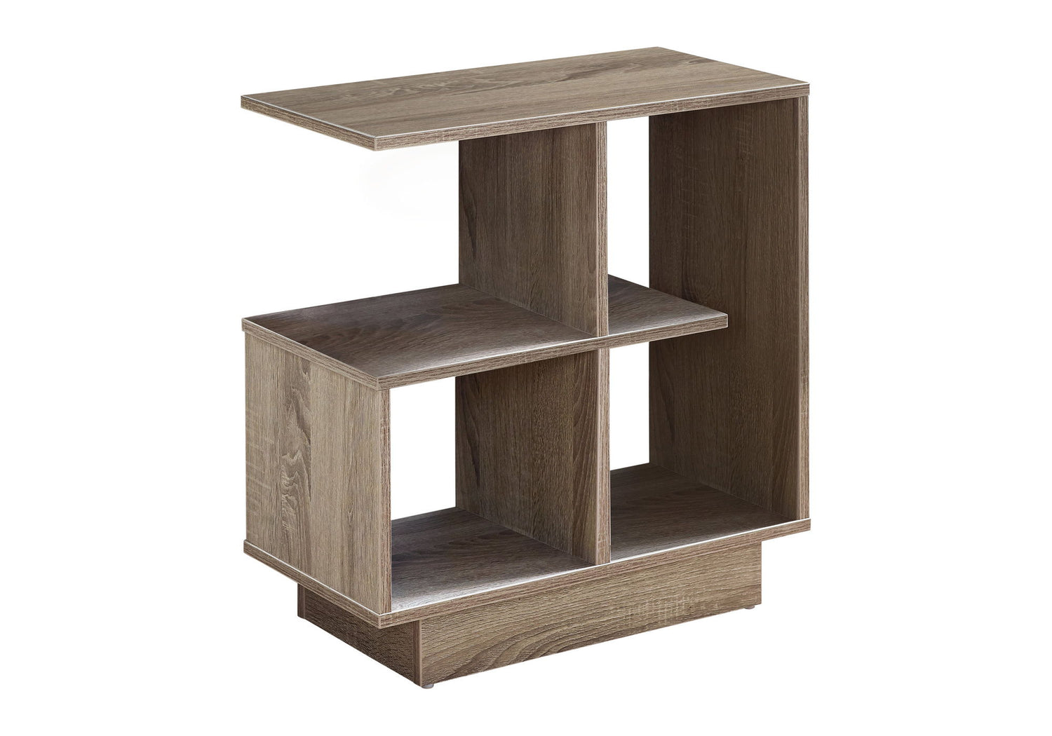 Accent Side Table, Narrow, Small, 3 Tier, Contemporary &amp; Modern