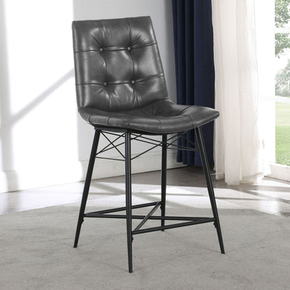 Counter Height Stools &amp; Padded Seat (Set of 2)