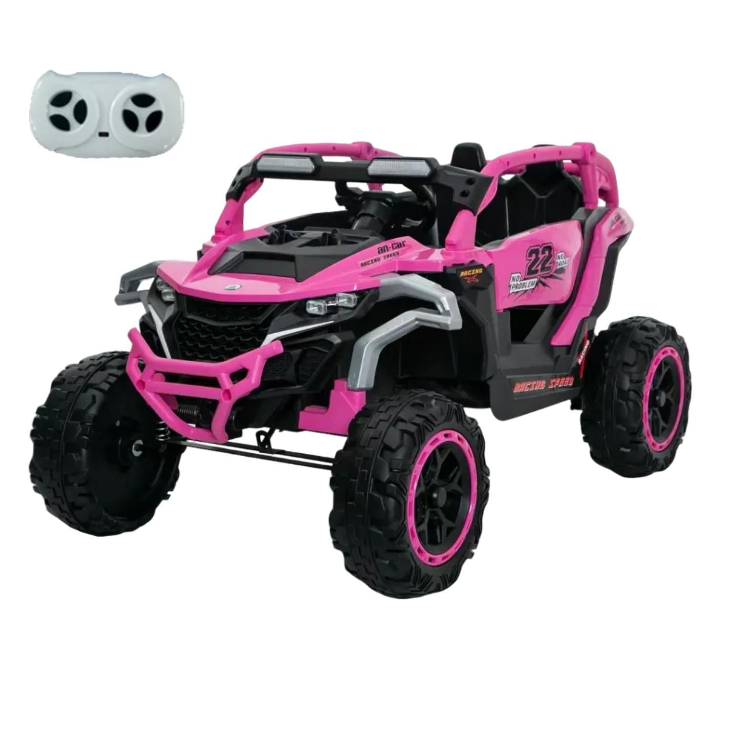 Ride On Kids Electric Truck With Remote Control, Front &amp; Rear Suspension