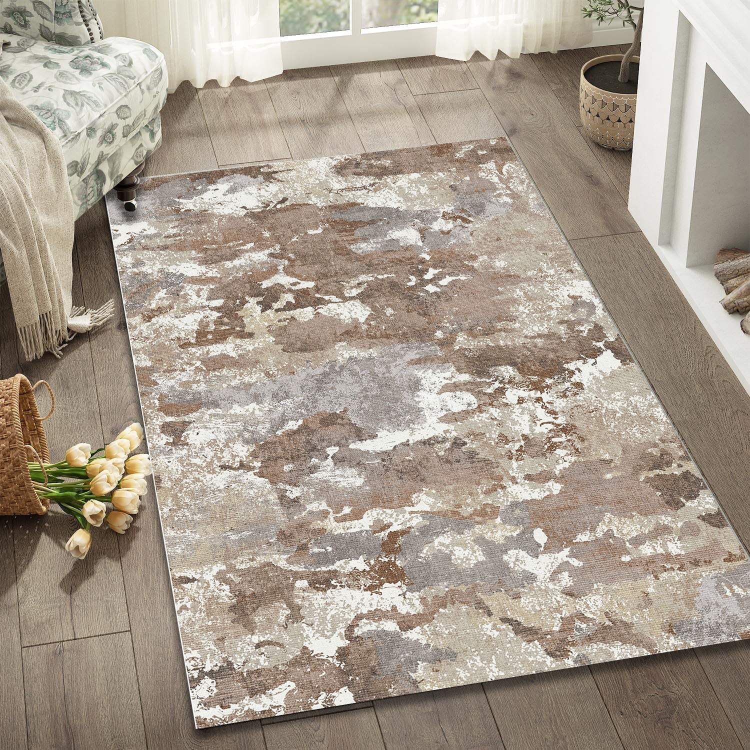 Sphinx - Washable Non - Slip Accent Rug Indoor &amp; Outdoor