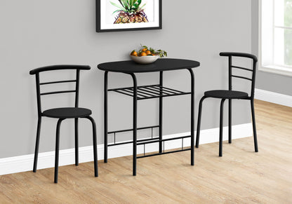 3 Pieces Dining Table Set, Small, Contemporary &amp; Modern