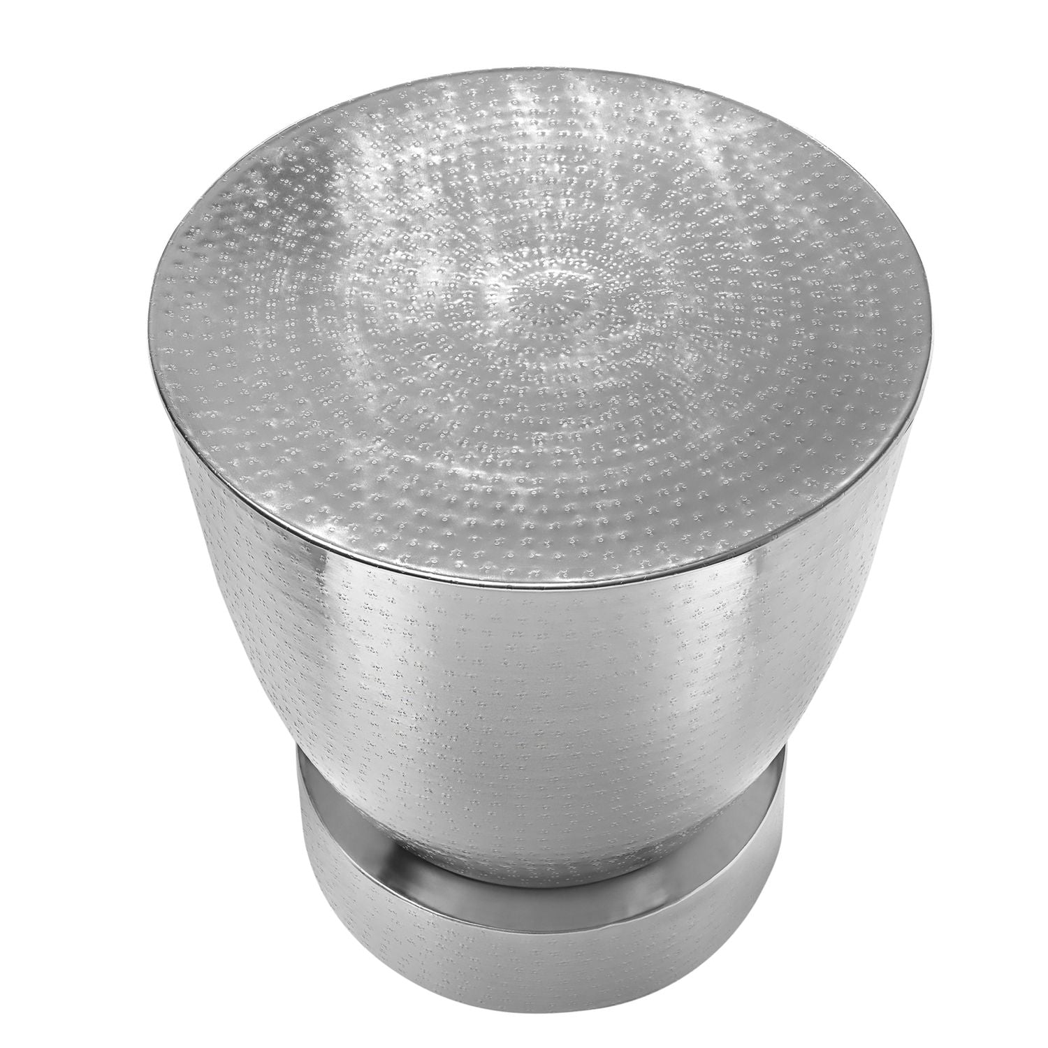 Drum Accent Side Table, Contemporary &amp; Modern Design