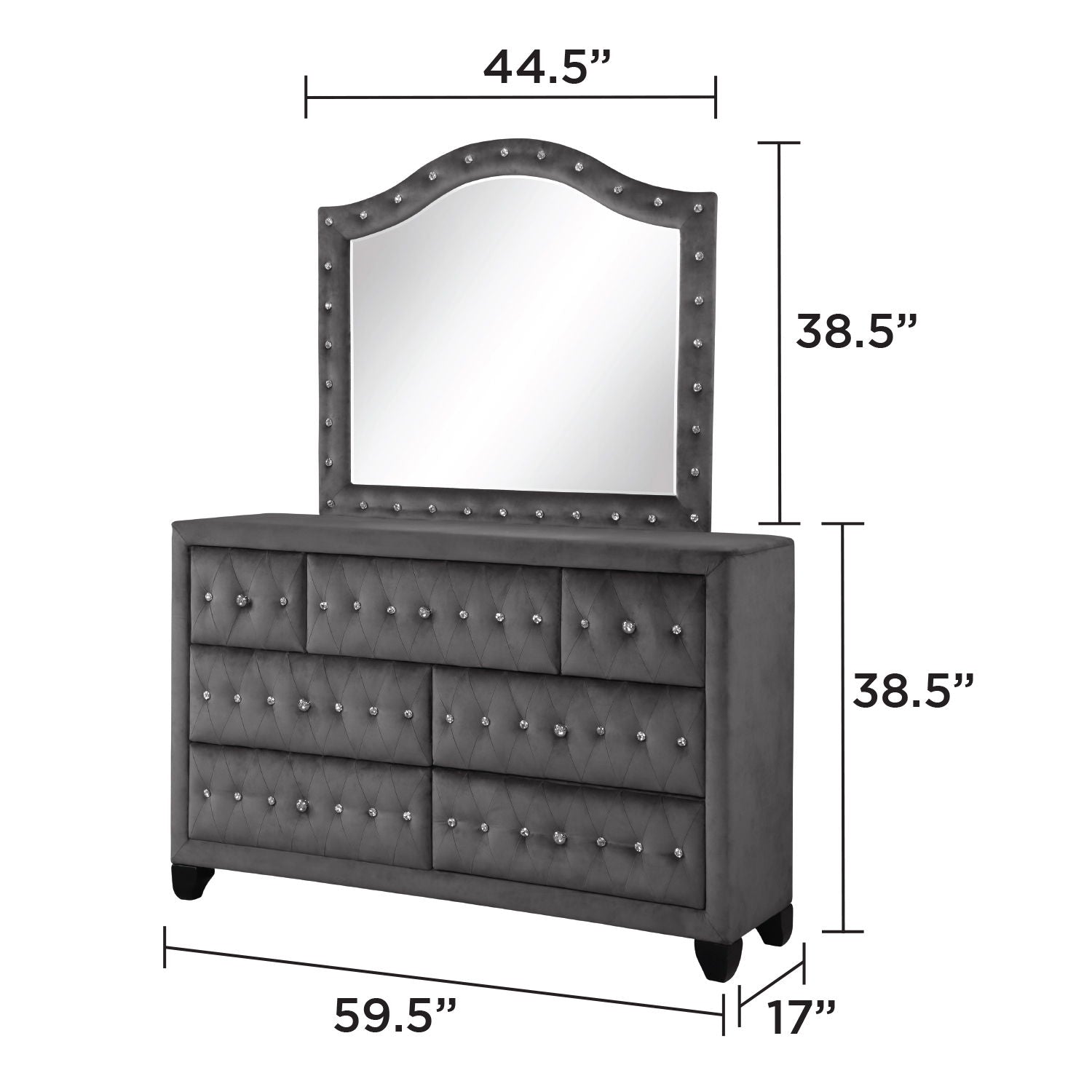 Sophia - 7 Drawer Dresser
