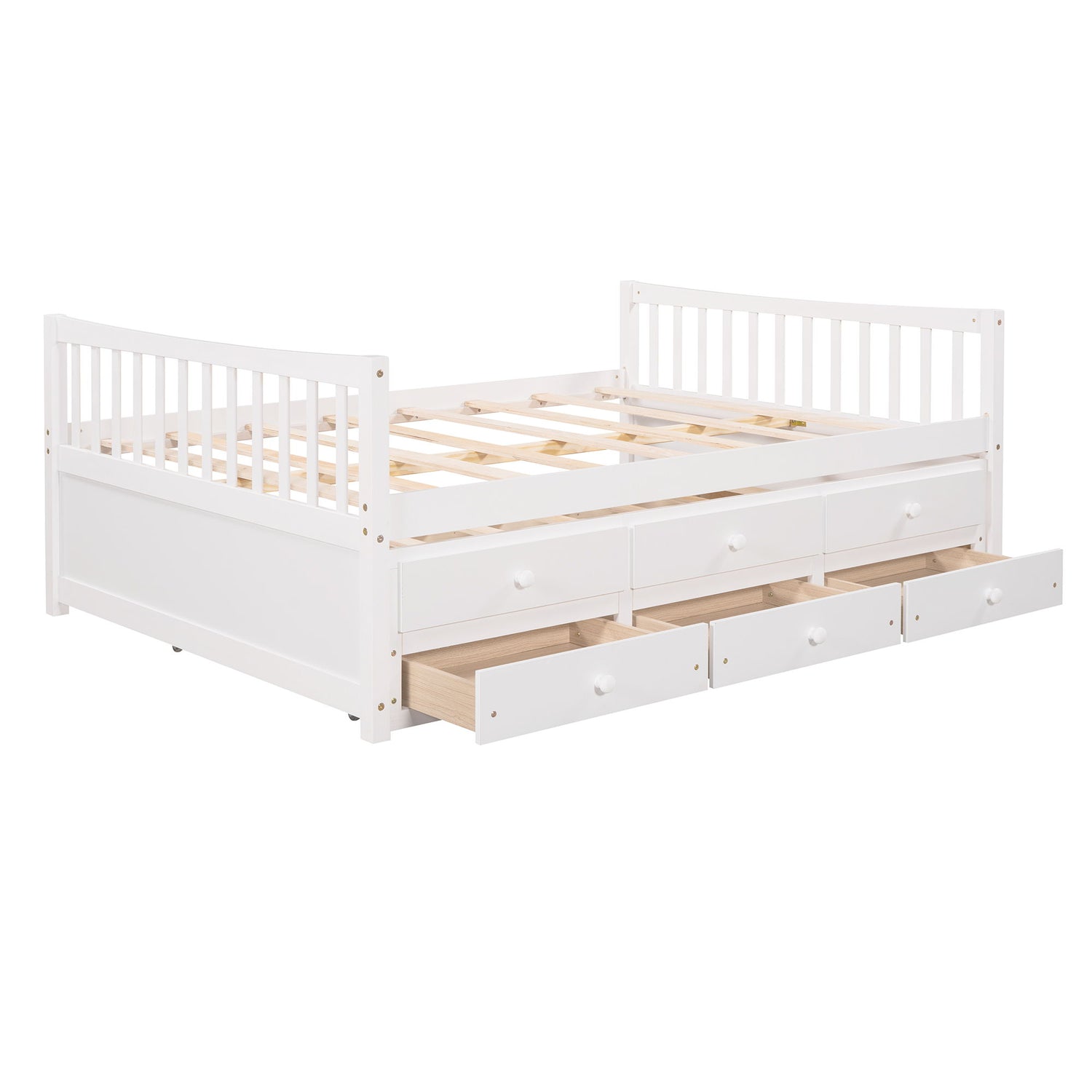 Twin Size Daybed With Trundle And Drawers