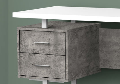 Computer Desk For Home Office, Laptop, Left, Right Set - Up, Storage Drawers, Contemporary &amp; Modern