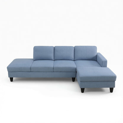 L - Shaped Sectional Sofa With Chaise &amp; Ottoman